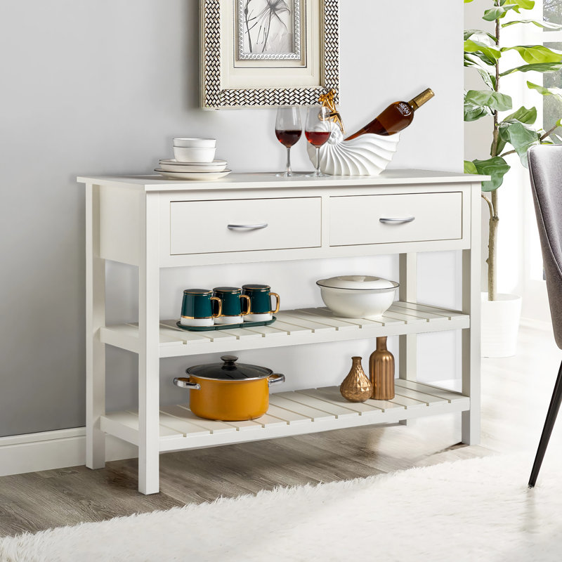 Console 45 po Niantic, Blanc
