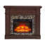 Cherry Electric Fireplace Model - 40.96"W X 12.06"D 45.05"H, Remote Controlled, Adjustable Flames, Smooth, 3D Heating System Operated,