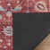 Samira Cullen Machine Washable Floral Border Red Cream Multi Indoor Area Rug, Transitional Flat Pile for Living Room & Bedroom