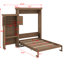 Grand lit escamotable avec tablettes-488564543