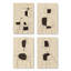 Ensemble de 4 imprimés «Lines of Stillness»-1117104534-1117104540