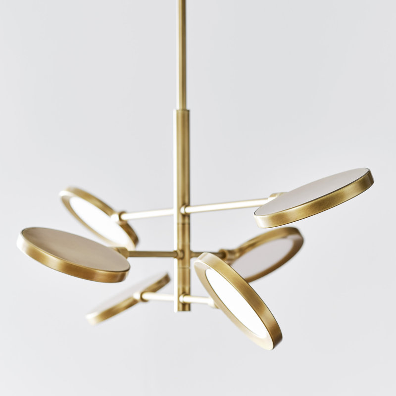 Spectica 6 Chandelier, Bronze