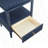 Olana Midnight Blue 1-drawer Nightstand-1581059929