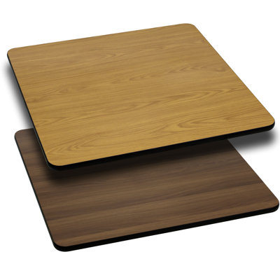 Table Top with Reversible Laminate Top