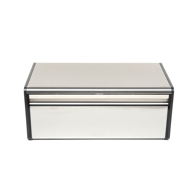 Matte Steel Fingerprint Proof Fall Front Bread Box