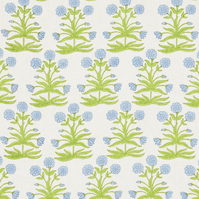Schumacher x Molly Mahon Mughal Hand Block Print Fabric -  181782
