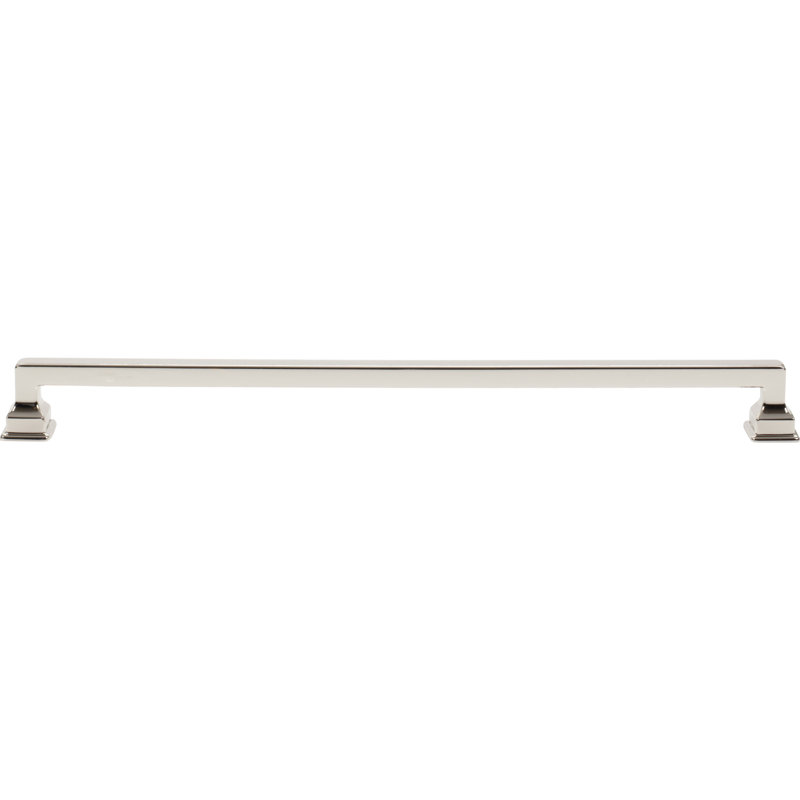Erika 18" Center to Center Appliance Pull, Polished Nickel