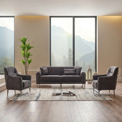 Edli 3 - Piece Living Room Set