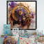 Mauve et jaune, collage intemporel II - Classics, art mural-901691651-901691668