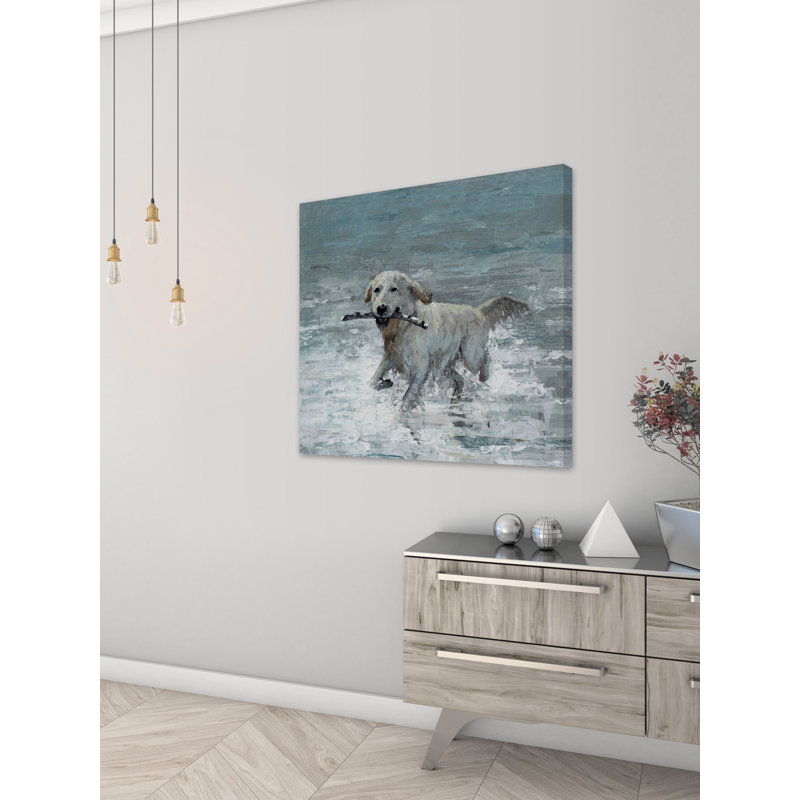 Stick with Me - reproduction sur toile tendue, H 12 po x l 12 po x P 1,5 po