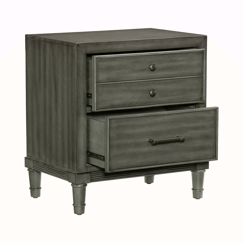 Table de chevet style transitionnel 1pc