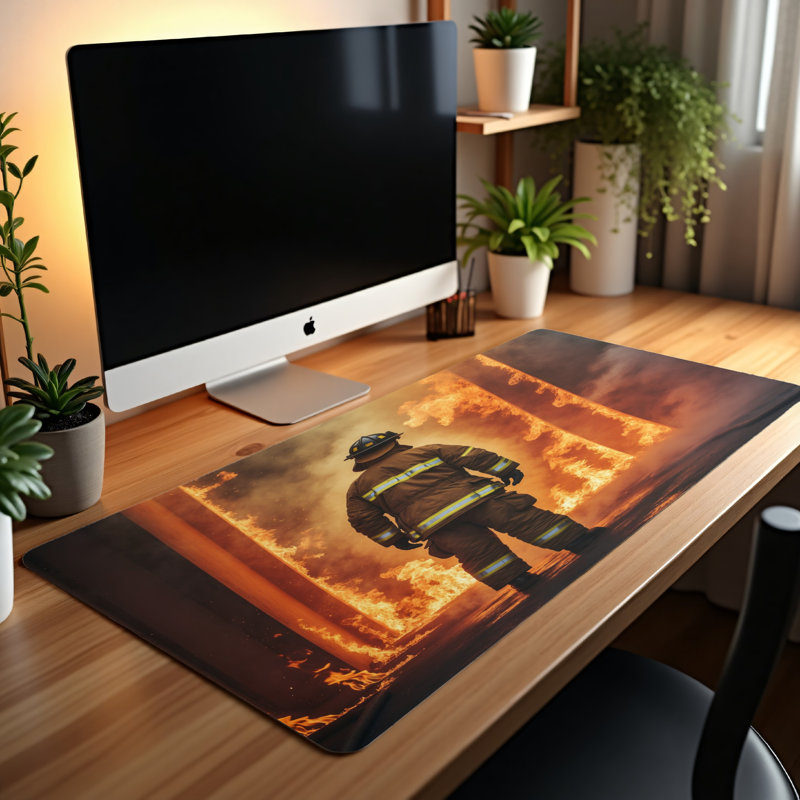 Polyester Desk Pad, 31.5x15.5