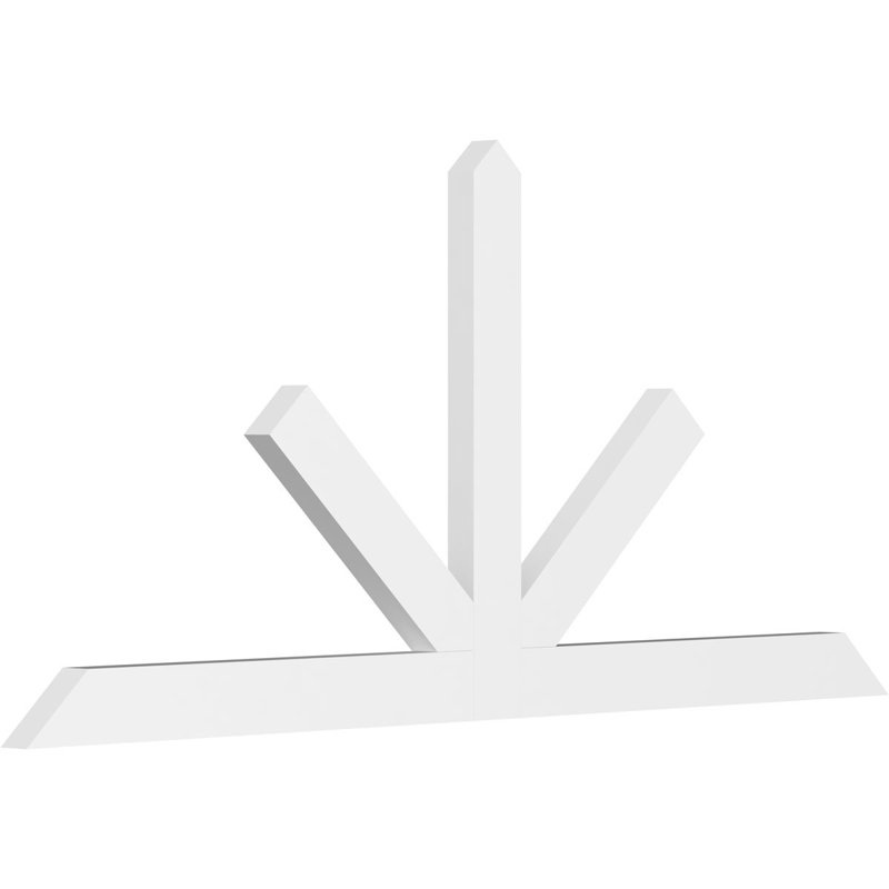 Support à pignon Saratoga, H 33 po x l 72 po (pas 11/12), P 2 po x F 4 po, Signature uréthane