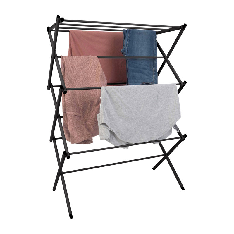 Séchoir à linge Lavish Home - Séchoir à linge pour une utilisation intérieure / extérieure d'une capacité de poids de 35 lb - Séchoirs à linge pliables