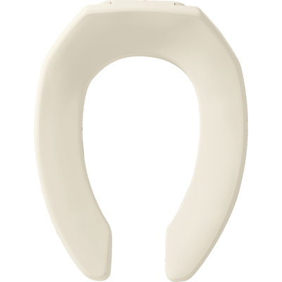 Siège de toilette allongé en plastique