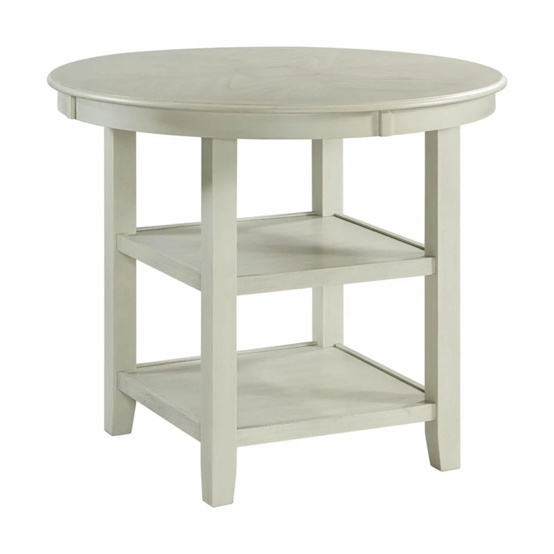 Relyea Round Dining Table, Counter Height (36" Height), Bisque
