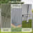 Remise de rangement extérieure imperméable 10 pi x 10 pi