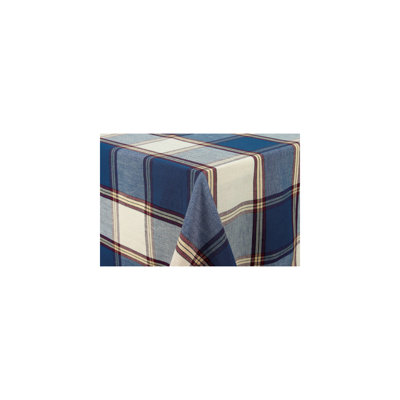 Manz Plaid 100% Cotton Tablecloth