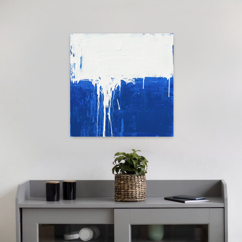 Escape Abstract Art contemporain, H 18 po x l 18 po