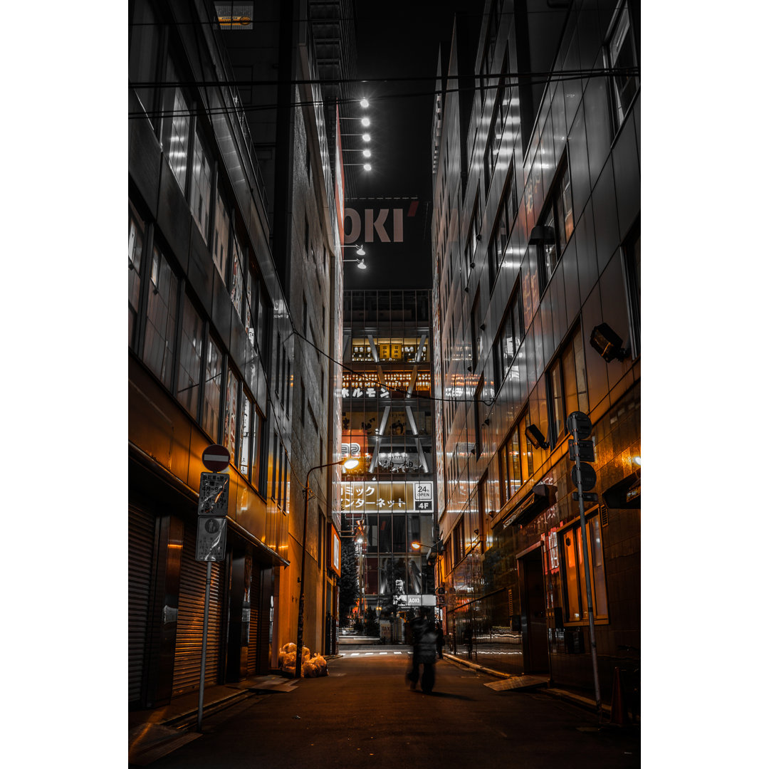 Akihabara Alley - Leinwandfoto im Wickelformat