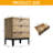 Earnhardt 17.7"W Reclaimed Wood Nightstand,Rustic Reclaimed Wood End Table (Set of 2)-446144620