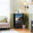 4 Drawer Dresser for Bedroom, Narrow Chest of Drawers, Wooden Top and Study Iron Frame 18"x37.5"-(WxH)