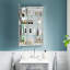 Armoire de rangement murale sans cadre l 16 po x H 36 po