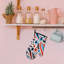 Sergé en coton Bold Starry Lines