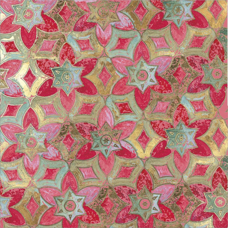 «Boho Tile II» par Aimee Wilson, art mural encadré