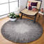 Tapis gris anthracite / gris en laine touffeté à la main Doud-805538508