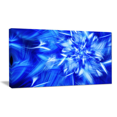 " Rotating Bright Blue Fireworks "