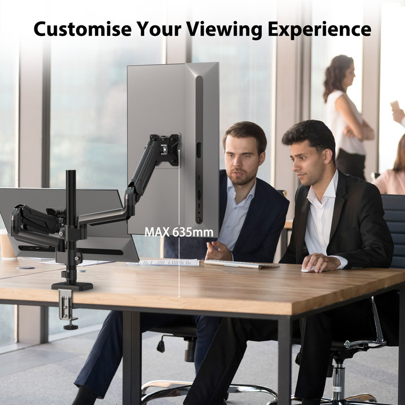 Hirsh Inbox Zero Multi-Screen Single Screen Desktop mount Electronic Mount