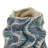 Fieldway Organic Shaped Stoneware Vase with Wavy Pattern Exterior