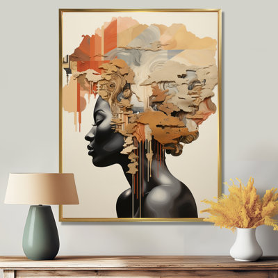 Minimalisme, femme africaine, art africain