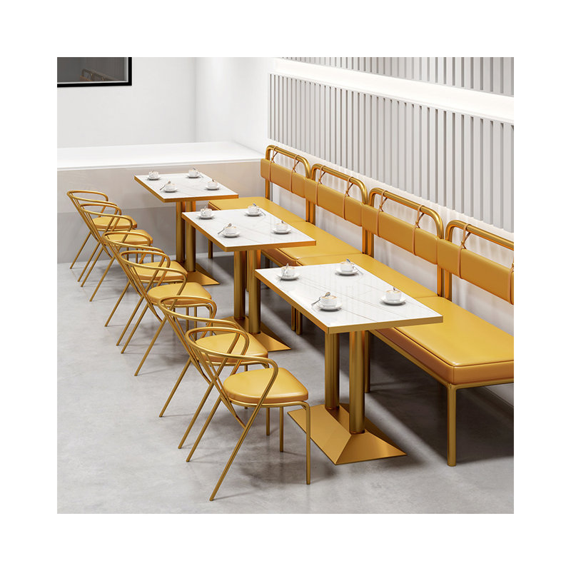 Banc de restaurant moderne et simple (ensemble de 2).