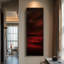 Grande toile murale encadrée, impression de paysage abstrait dramatique - 60 po x 20 po-321260746-321260747