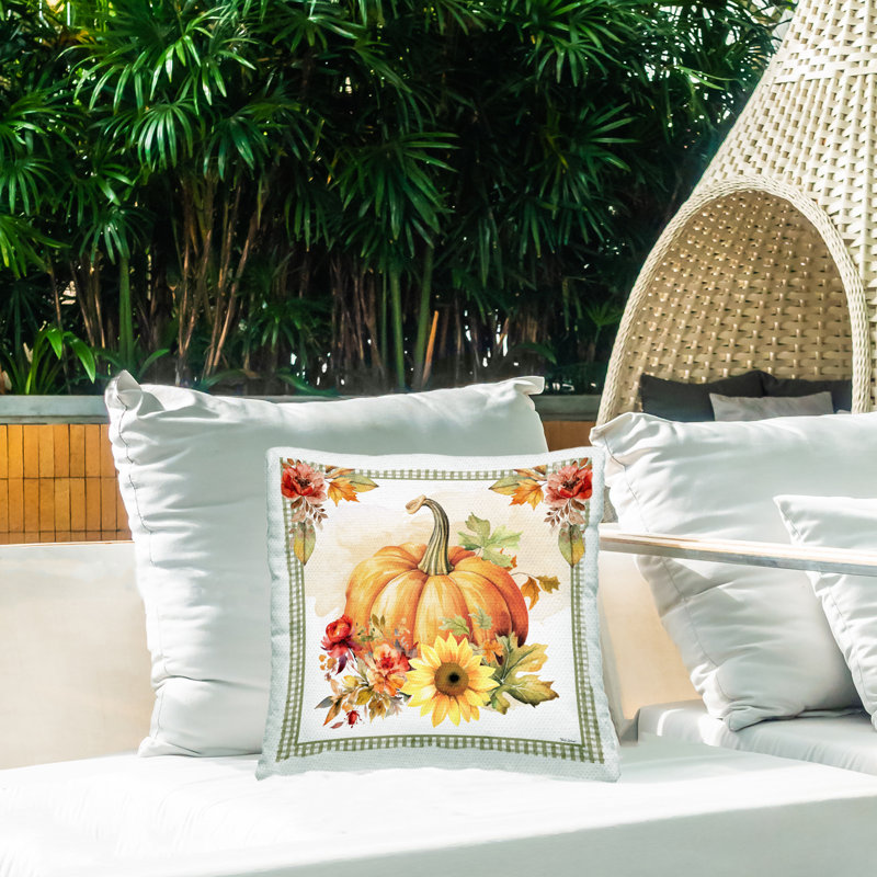 Coussin extérieur Gingham