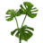 23'' Faux Philodendron Plant in Glass Vase