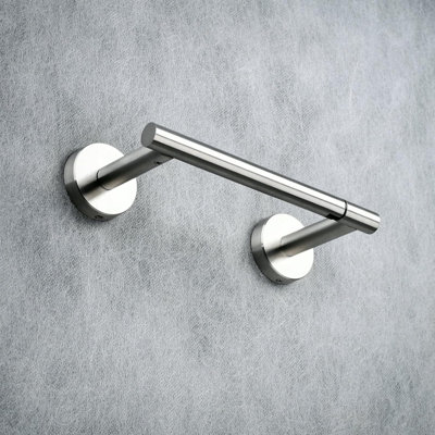 Porte-papier hygiénique en acier inoxydable, porte-rouleau de papier hygiénique mural pivotant à double poteau, conception antidérapante pour utilisation commerciale de maison de campagne