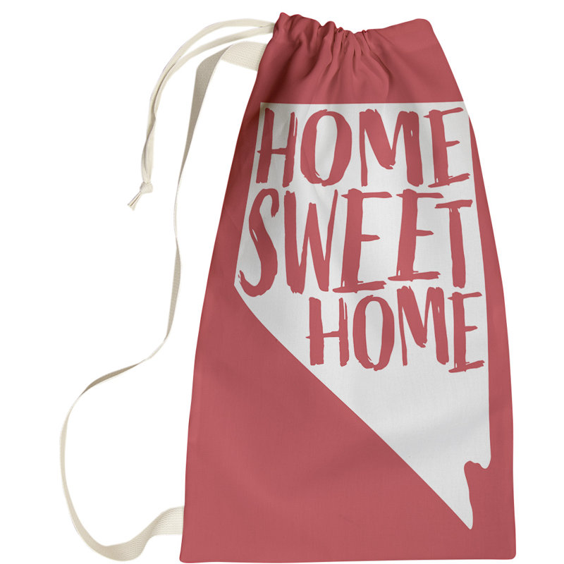 Sac à linge doux pour la maison nevada, Petit (H 29 po x l 18 po), Rouge