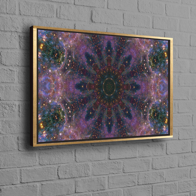 Stunning Mandala Canvas Art Ideal for Modern Home Decoration and Living Room Wall Display, 70 cm H x 100 cm W