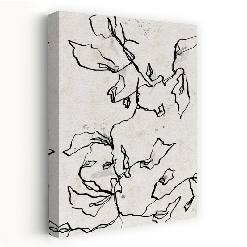 Art contemporain contemporain, paysage d'hiver abstrait, H 48 po x l 32 po