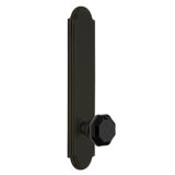 Grandeur Arc Tall Plate Privacy with Lyon Door Knob