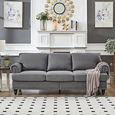Upholstered Three Seater Sofa
