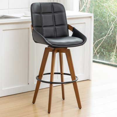 Swivel Upholstered Counter Stool