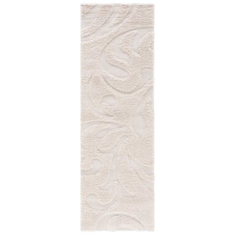 Diederich Florida Shag Performance Solid Color Rug, Runner 2'3" x 7'