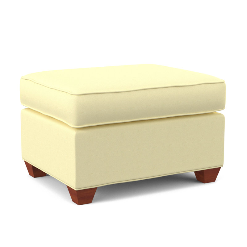 Avery 27" Wide Rectangle Standard Ottoman, BM Cherry, Antic Shell