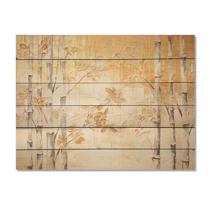 «Blue Mom», art zen bleu et doré sur bois de pin naturel, H 10 po x l 20 po