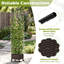 Boîte à fleurs surélevée en cage pour jardin avec 2 roues Winelli Porter Winston Porter