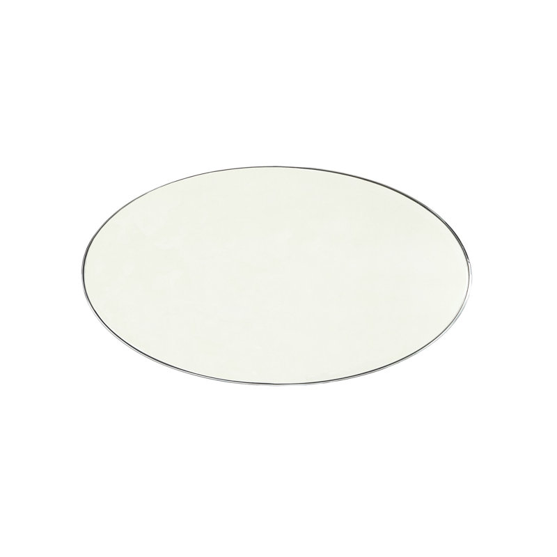 Miroir ovale allongé - nickel, H 44,25 po x l 24,5 po